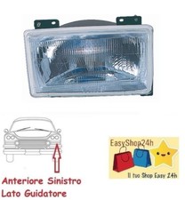 FARO FANALE PROIETTORE ANTERIORE SX PER FIAT DUCATO TALENTO 1984 93 ASIMMETRICO