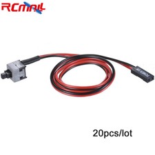 20pcc ATX Computer Switch Wire 2 Pin SW PC Power Cable On/Off Push Button