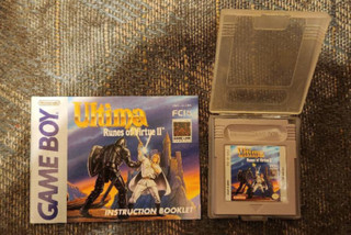 Juegos Nintendo Gameboy Ultima Runes of Virtue instrucciones y estuche PROBADO