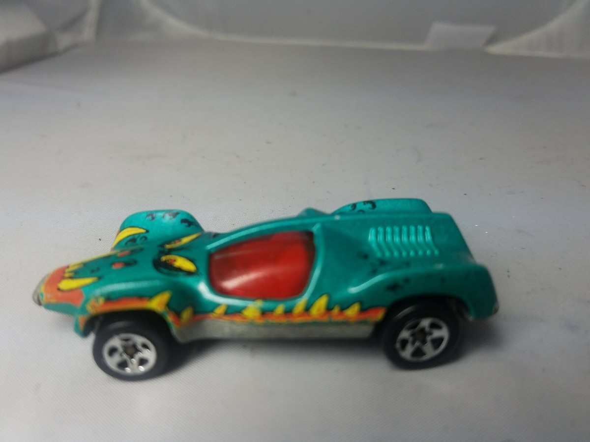 1983 Hot Wheels Ultra Hots Green Monster Teeth Fangs Diecast Car
