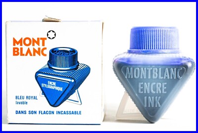 Mid Century Design unbreakable MONTBLANC fountain pen ink ROYAL