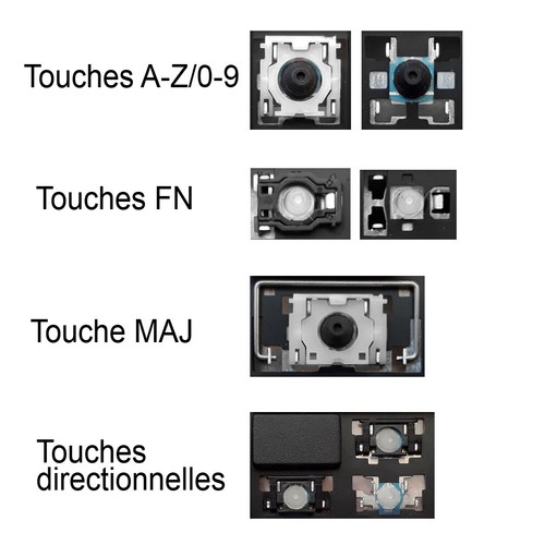 Touche de Clavier pour HP Pavilion DV6-1000 / DV6-2000 - 第 1/3 張圖片