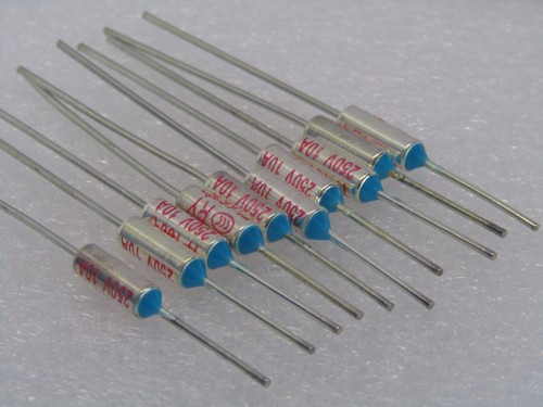 RY Fuse Temperature Thermal 250V 10A 160C 320F Axial 10 amp 160°C 320°F TF 160 - 第 14/22 張圖片