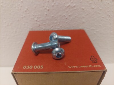 DIN 7380-1 10.9 M8x25 screw hexagonal socket zinc-plated ISO