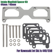 For Kawasaki Jet Ski JS 440 550 SX 44 /46mm Intake Manifold Spacer Kit  Aluminum