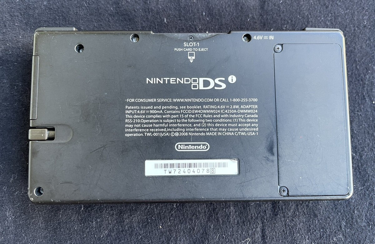 Nintendo DSi Edition Black Handheld System 45496443597| eBay