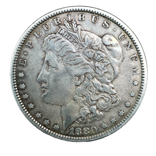 1880 Morgan Dollar VF/XF  90% Silver $1 US Collectible Coin #1294