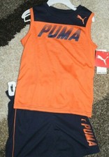 NEW BOY'S PUMA 2 PC SHORTS SET  SIZE 4