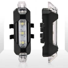 5 LED USB Rechargeable Bike Tail Light Bicycle Safety Cycling Warning Rear Lamp