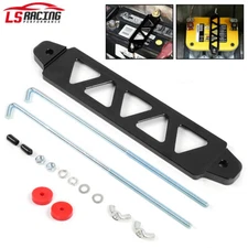 Aluminum Battery Fixed Bracket Retaining Clamp Tie Down Holder 10'' J-Hook Bolt