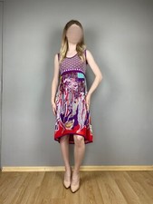 Tunique SAVE THE QUEEN 100% Soie - Collection Printemps, Multicolore, Taille S, Neuve Avec étiquettes