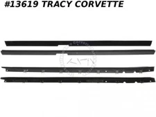 1984-1989 Corvette Door Inner & Outer Glass Window Seal Belt Moulding Set of 4 