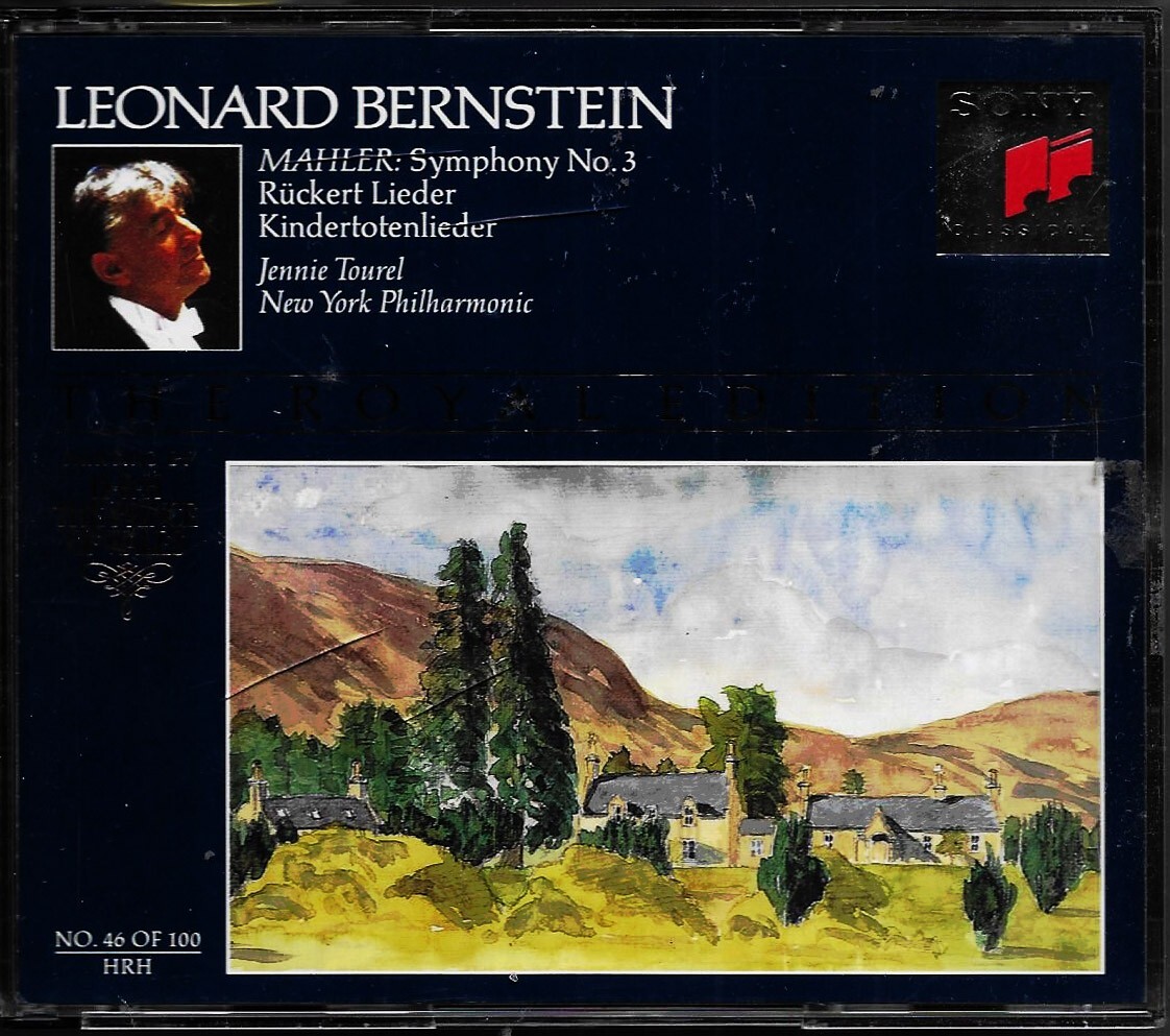 MAHLER / SYMPHONY NO. 3 -LEONARD BERNSTEIN - (2) CD SET MAHLER / SYMPHONY NO. 3 -LEONARD BERNSTEIN - (2) CD SET