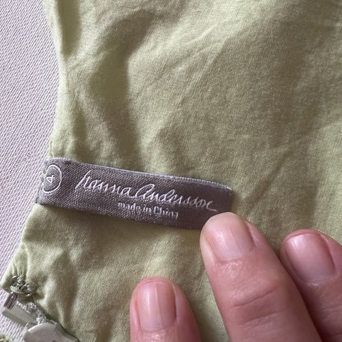 Hanna Andersson 2006 Cottage Core Dress Size 4 Sleeveless 100% Cotton Flowers - Picture 3 of 14