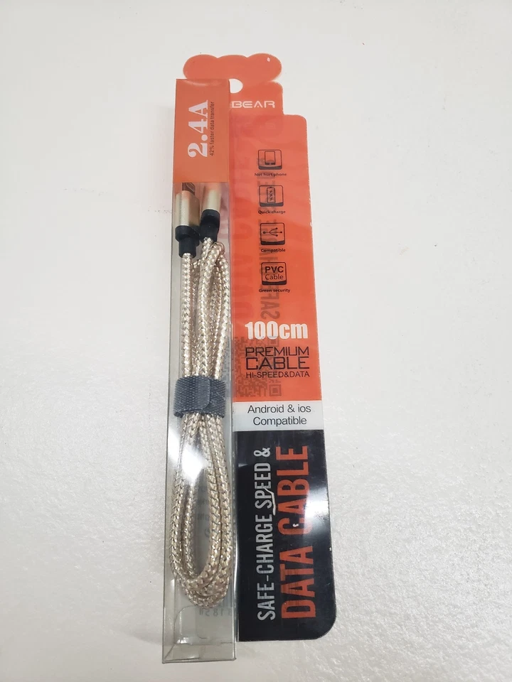 Cable de datos y velocidad cargador seguro Easybear. Foto 3 de 4