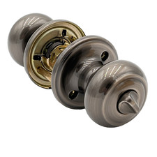 Colonial Knob CK2030AN Privacy Doorknob Antique Nickel Finish Privacy