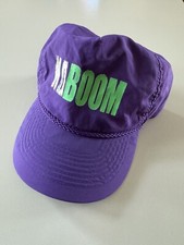 Vintage Cobra Purple Snapback Baseball Cap One Size KABOOM Logo Rope Nylon