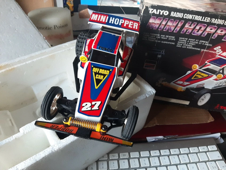 Voiture Buggy Radio Commandée TAIYO MINI Hopper VINTAGE en boite  - Photo 2/4
