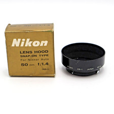 Nikon HS-1 Vintage Metal Lens Hood for Nikkor Non-AI 50mm/1.4 Lens - 401