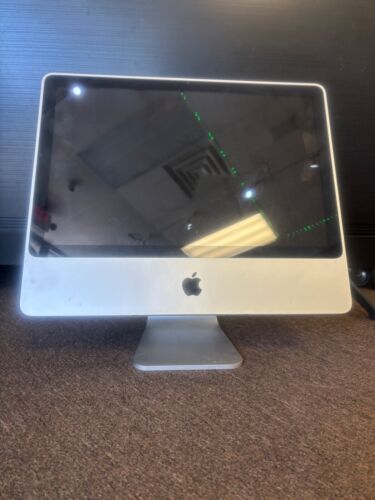 2008 Apple iMac A1224 20" Core 2 Duo 2.4 GHz 1GB RAM 250GB/SD WORKING w/ cord