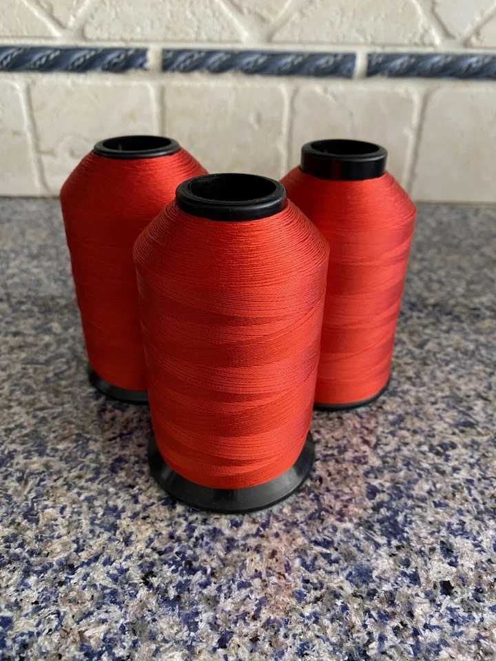 HOLLAND THREAD CO. Rod Wrapping Nylon Thread Spools Assorted Colors 1500 Yards - Image 4 of 4