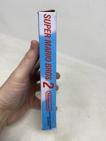 SUPER MARIO BROS. 2 MARIO MADNESS NINTENDO NES BOX AND GAME 