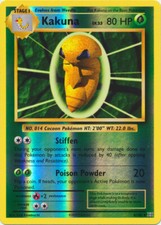 POKEMON CARD REVERSE HOLO KAKUNA 6/108 NO 014 COCOON POKEMON TCG CCG