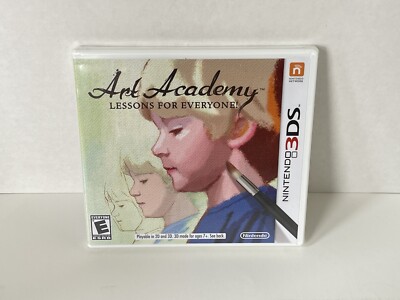 Art Academy Lessons For Everyone for Nintendo 3DS Brand New Sealed Good Cond
