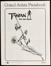 TARZAN THE APE MAN Original Movie Pressbook 1981 Bo Derek Olivia Pin-Up Art