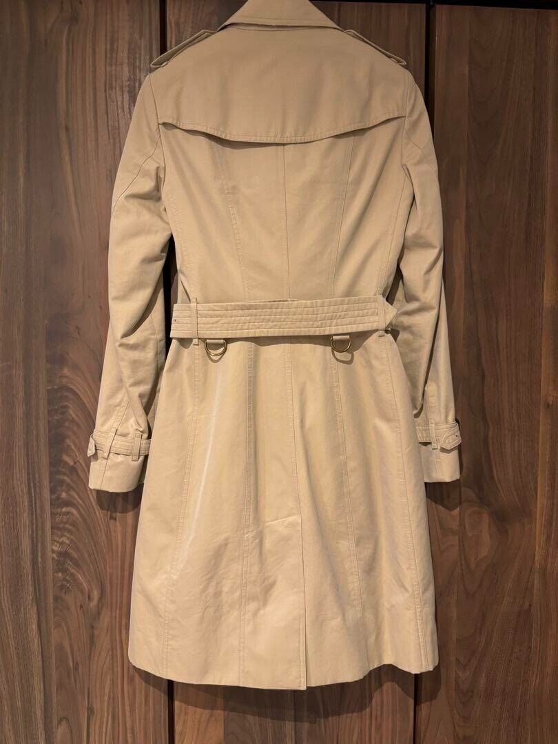BURBERRY The Kensington Long Nova Check Lined Trench Coat BURBERRY The Kensington Long Nova Check Lined Trench Coat