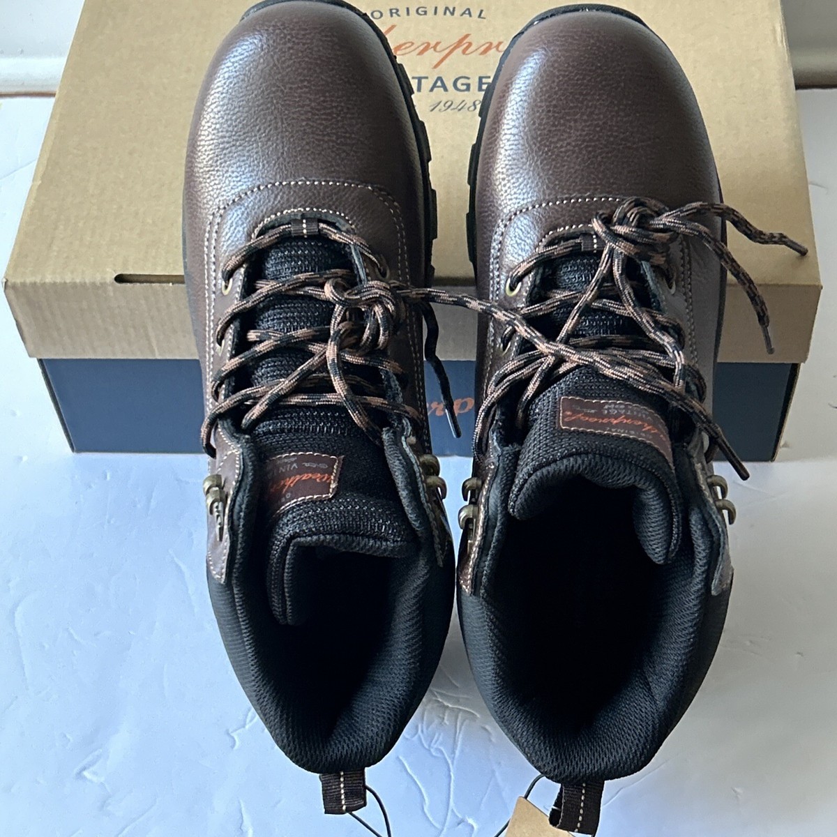 Original Weatherproof Vintage Mens Jace Hiker Boots Shoes 