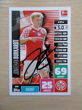Jonathan Burkardt autograph signed TC Topps Bundesliga 1st FSV Mainz 05