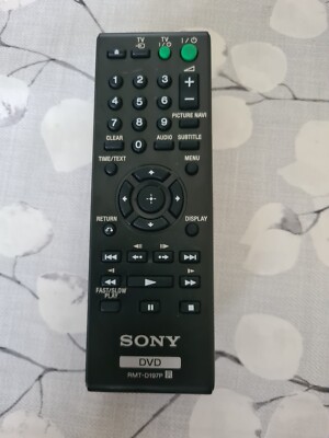 Original Sony RMT-D197P DVP-SR200P DVP-NS710H/B DVD Player Fernbedienung