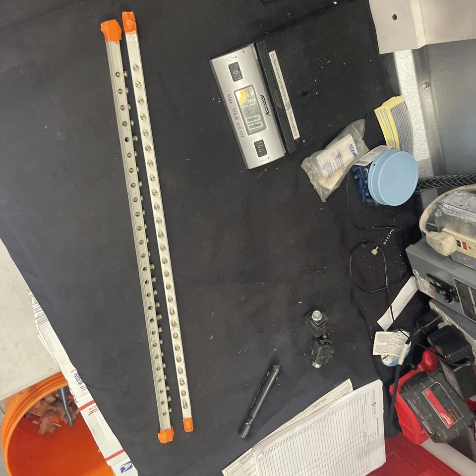 GE General Electric 1/2"x23" Ground Bar, Mounting Screws - Image 4 of 4