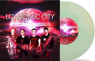 U2 - Atomic City  Limited 7'' Vinyl Single Photoluminescent Transparent NEU OVP