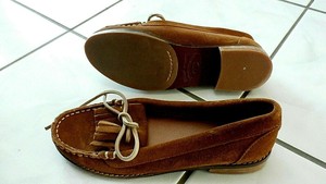 lucky brand suede moccasins