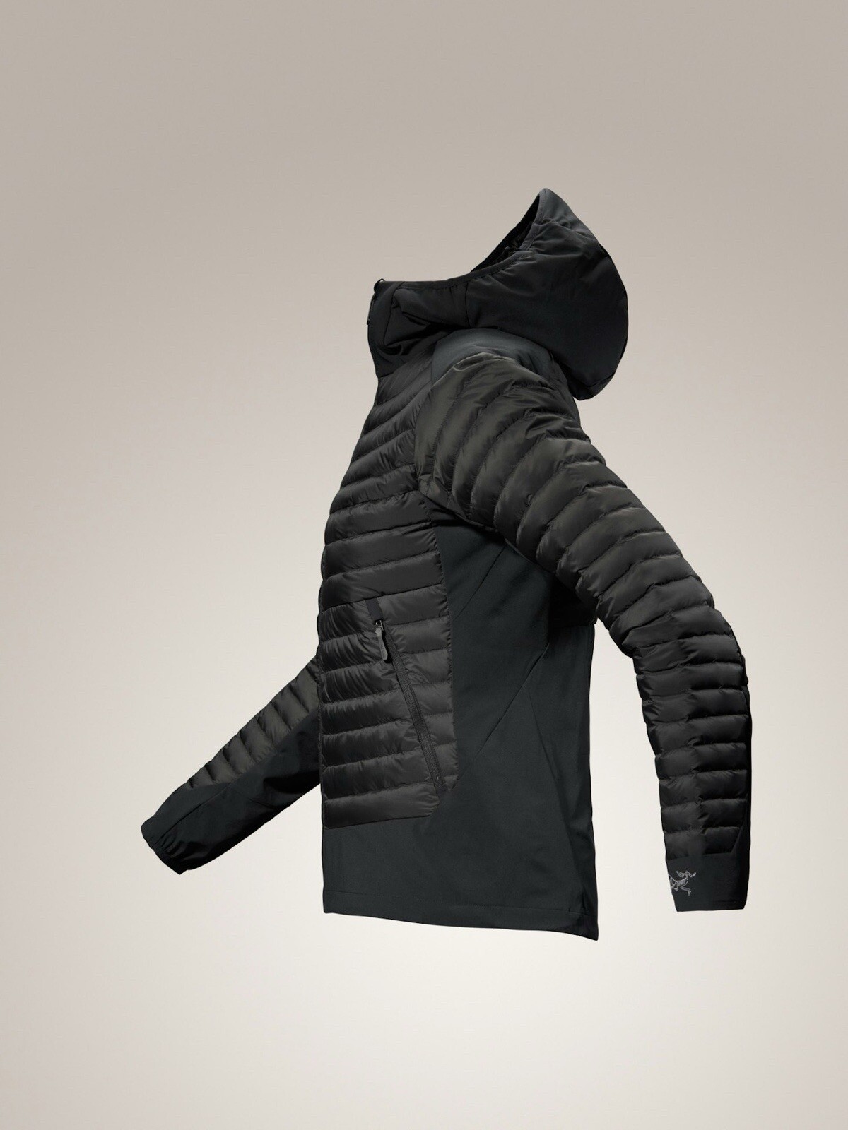 Arc'teryx Cerio Hybrid Felpa con Cappuccio Donna XS Nero