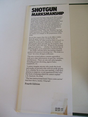 Shotgun Marksmanship by P. Stanbury & G.L. Carlisle, 1987 4th Edition. - Imagen 3 de 4