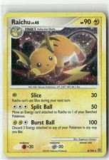 Raichu 8/100 Holo Rare Stormfront Pokemon LP on eBay