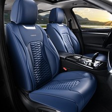Coverado 8919 Luxury Leather Seat Covers Front Seats Universal Fit Blue Coverado 8919 Luxury Leather Seat Covers Front Seats Universal Fit Blue
