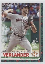 2019 Topps Holiday WalMart Mega Box Rare Variation Justin Verlander #HW129 1ar2