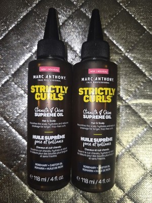 Marc Anthony Nourishing Scalp & Hair Supreme Oil Strictly Curls 4 Fl Oz Lot Of 2