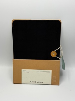 Native Union Folio Case for iPad Pro 11  1st to 3rd gen ipad air 4th 5th black