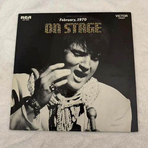 *Vintage Record - Elvis Presley  - On Stage. Released in February 1970.