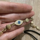 Anthropologie Vintage Evil Eye Elastic Headband Gold Star Boho Festival NEW — photo 4