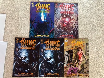 Lot Of 5 Thing From Another World Comic Books Dark Horse 1992 Mostly VF 1 VF/NM