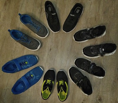 Kind Kleidung Set Paket Sportschuhe Hallenschuhe Turnschuhe 6 Mix Kappa Pepperts