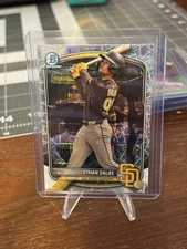 2025 Bowman Chrome Prospect Ethan Salas Laser Refractor