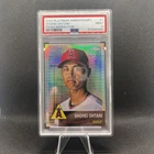2022 SHOHEI OHTANI TOPPS CHROME PLATINUM ANNIVERSARY PRISM REFRACTOR #1 PSA 9