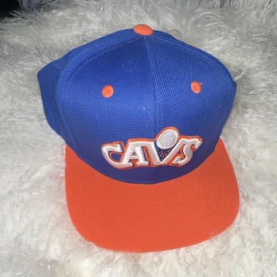 adidas Cleveland Cavaliers NBA Snapback Hat Blue Orange Basketball